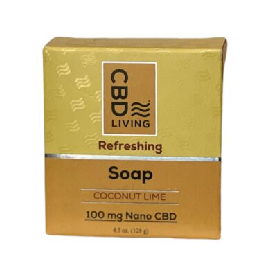 CBD Living Refreshing Soap 100mg of CBD Coconut Lime