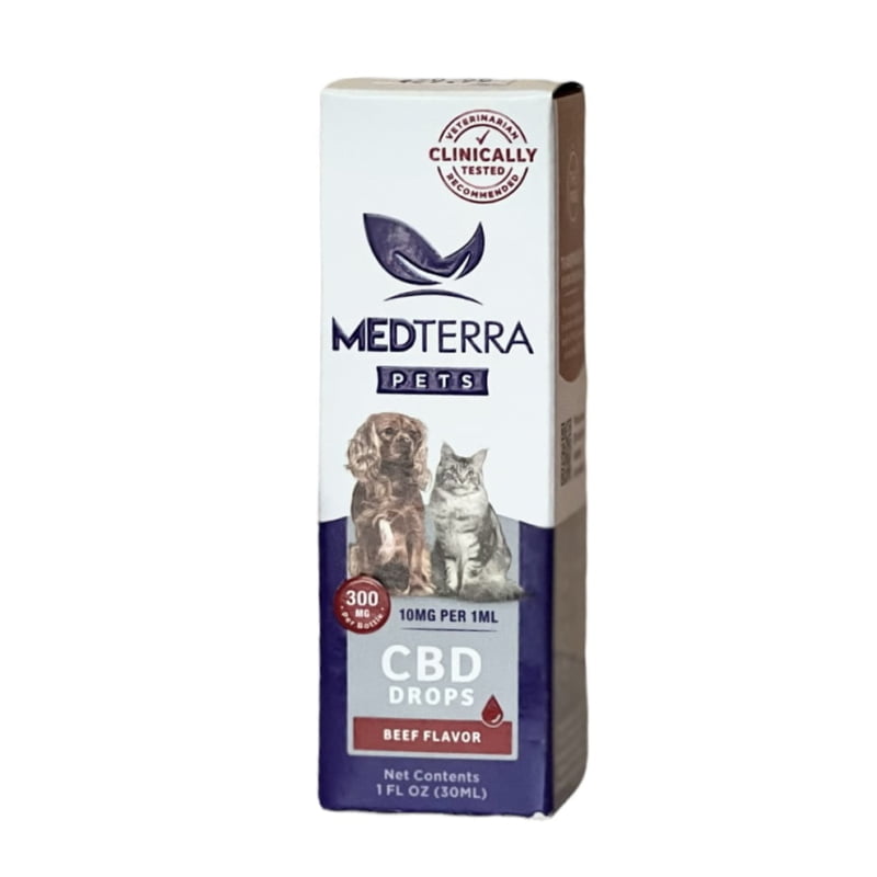 Medterra Pet Tincture 300mg of CBD Beef