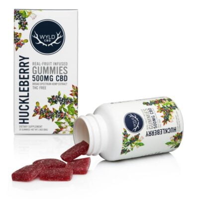 WYLD CBD Gummies 25mg Huckleberry