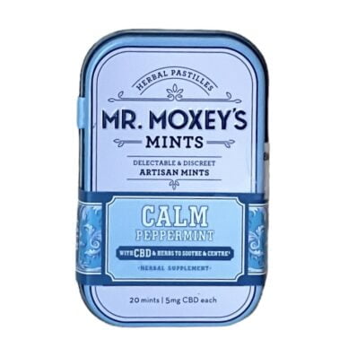 Mr. Moxey's CBD Calm Mints Mini 5mg 20 Count Peppermint