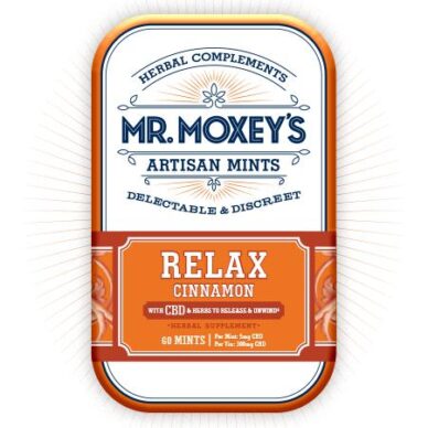 Mr. Moxey's Relax Cinnamon Mints 60 count