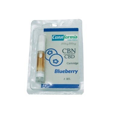 Cannformis Vape Cartridge 200mg/200mg CBN/CBD Blueberry