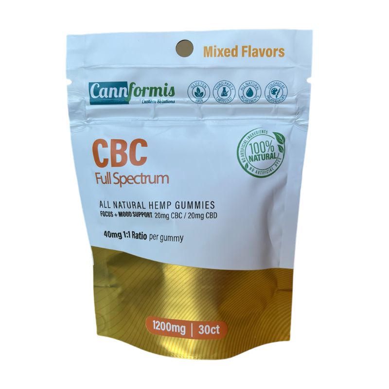 Cannformis CBC and CBD gummies 30mg 30 count