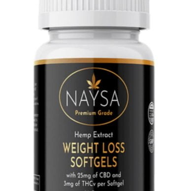 Naysa THCv weight loss softgels 25mg
