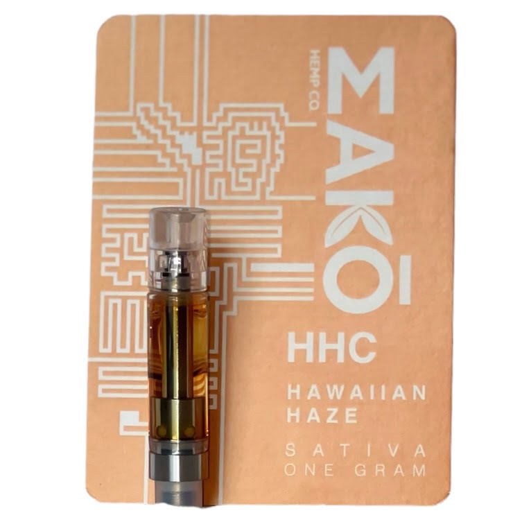 Mako HHC Vape Cartridge sativa Hawaiian Haze 1000mg