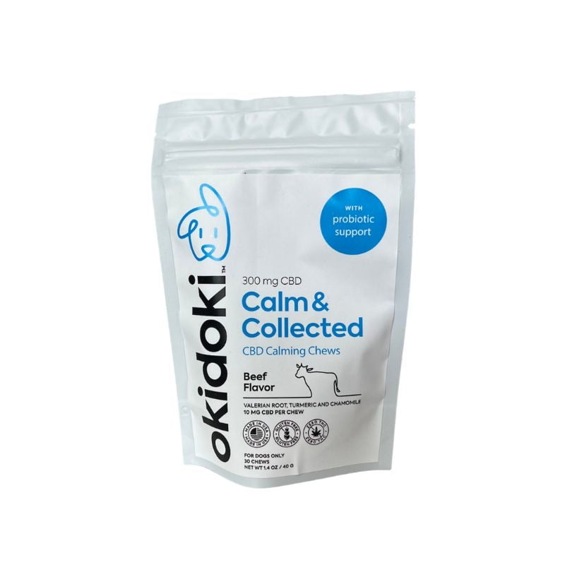 Okidoki CBD Calming chews 10mg and 30ct